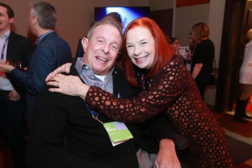 Catherine Tait (CBC) and Paul Bronfman (William F. White)